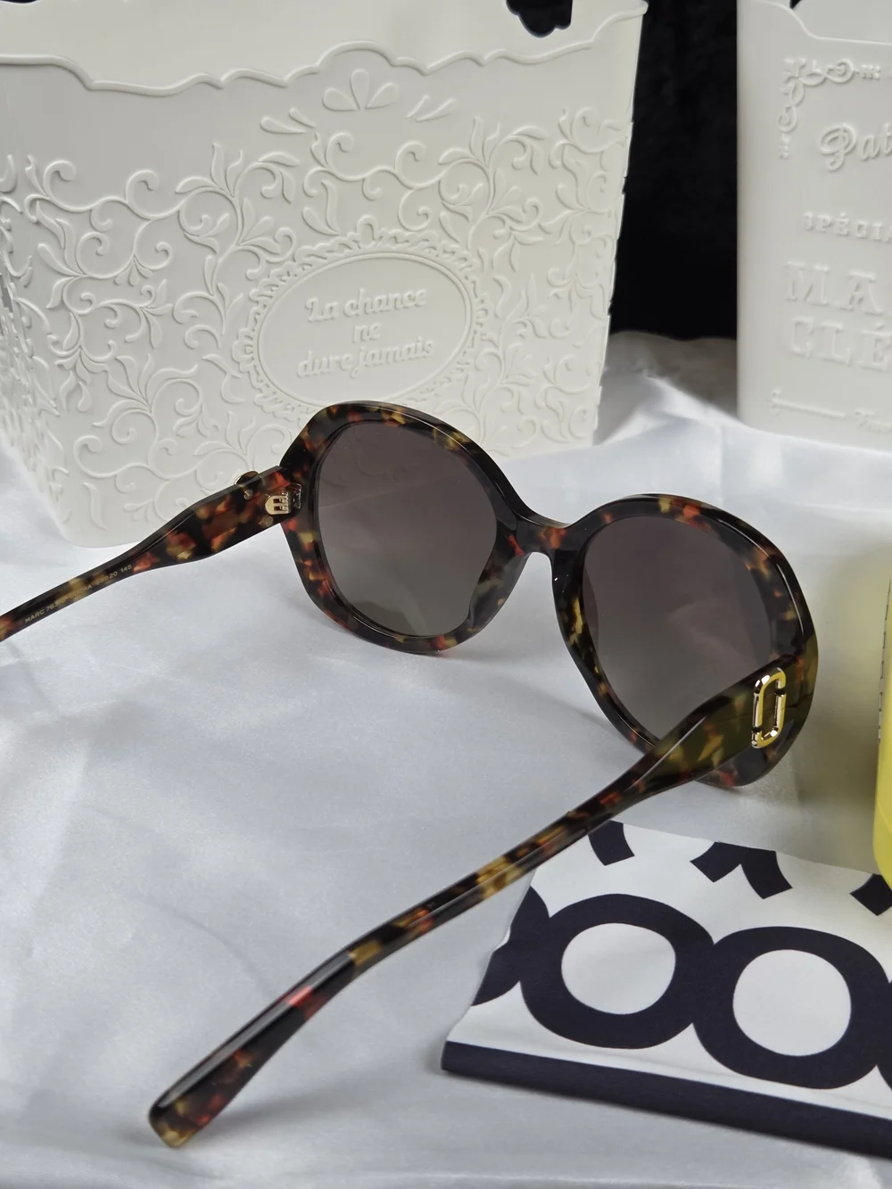 Marc Jacobs Women's Tortoiseshell Oversized Sunglasses - Brown Lenses